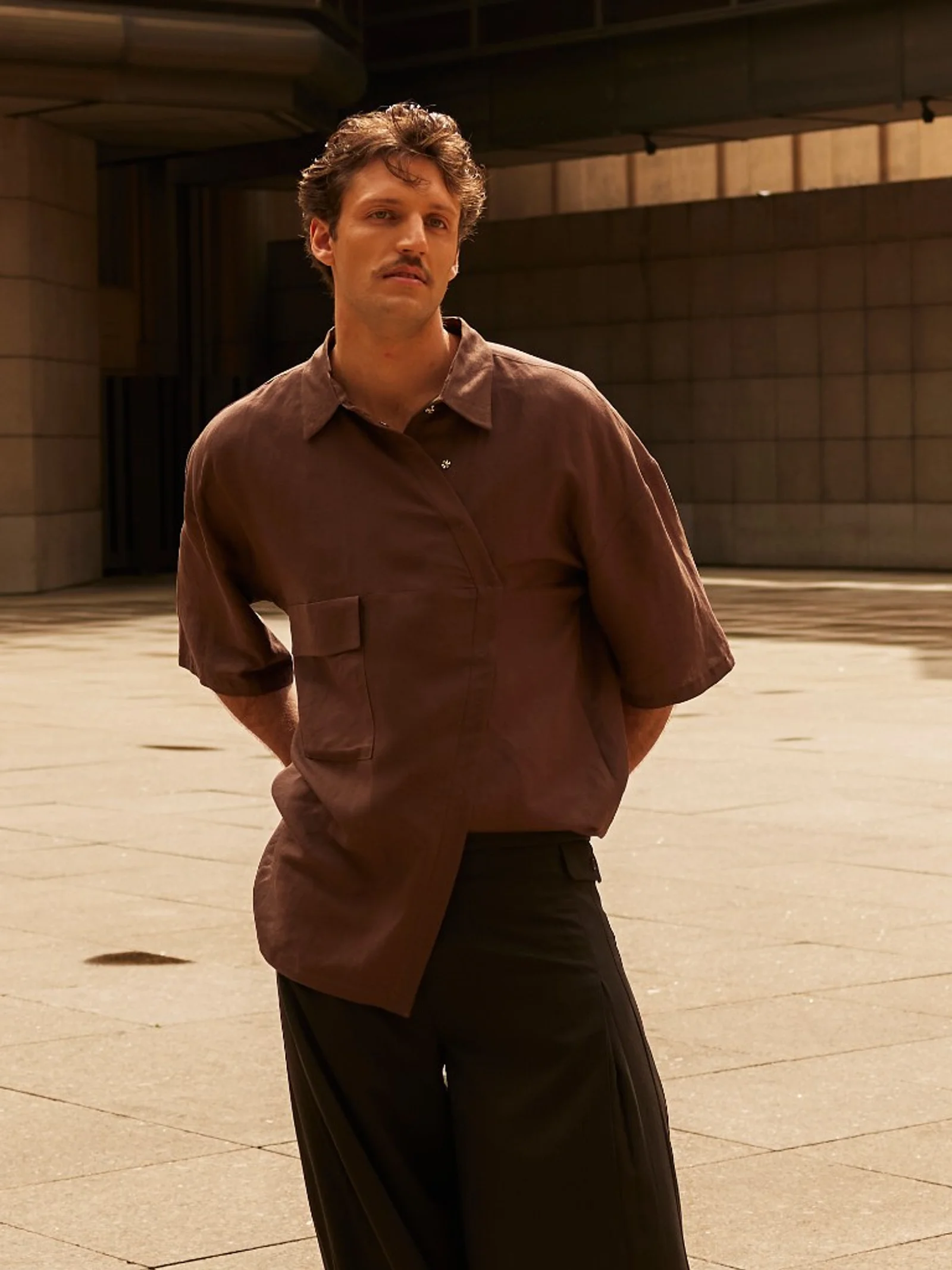 Oversize shirt – detail